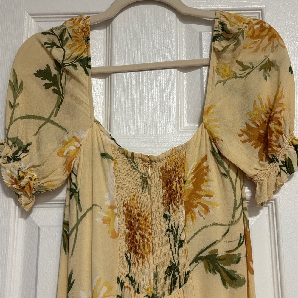Reformation Gloria Dress in Honeyglow - Picture 8 of 8